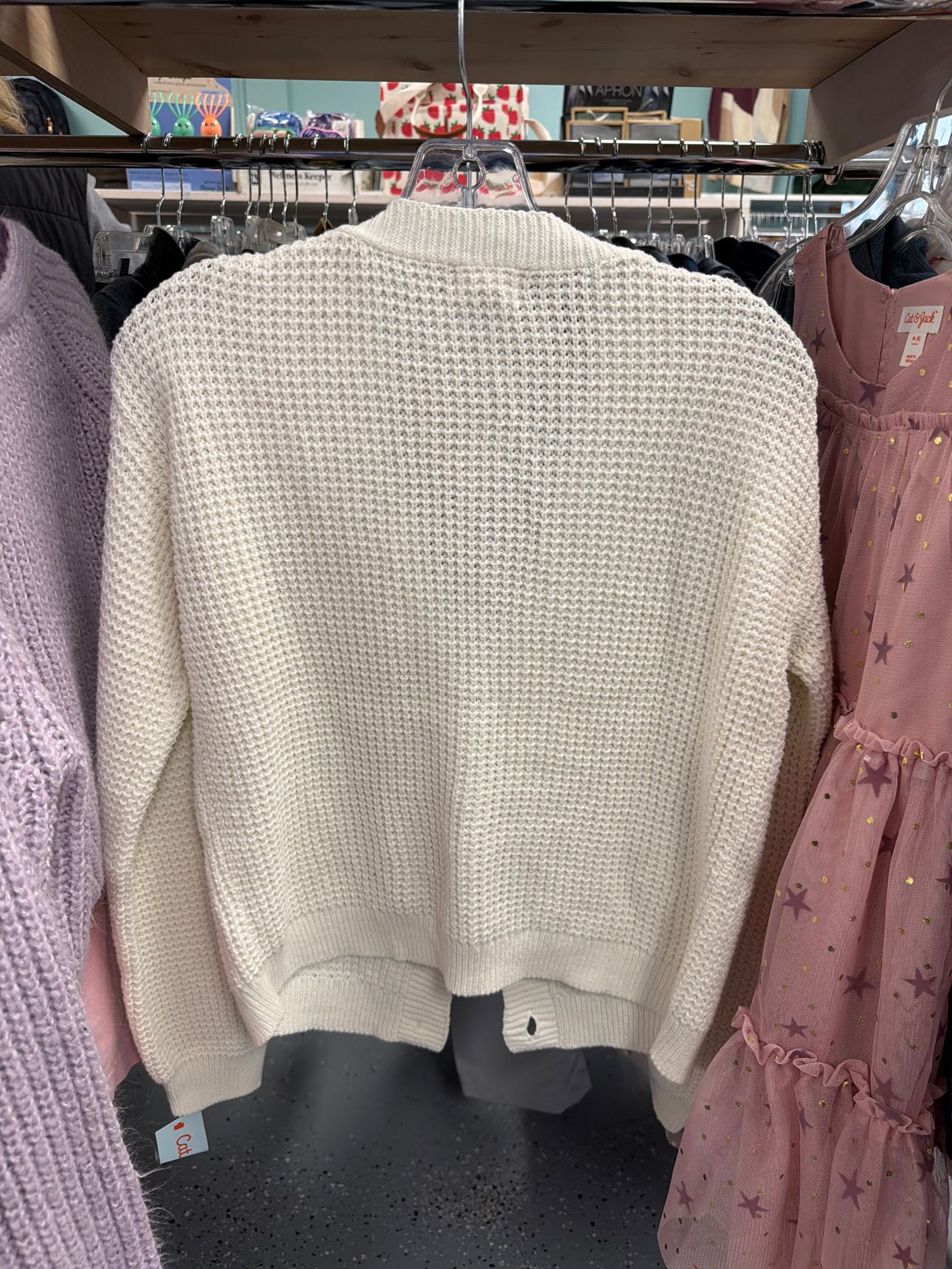 Girl's Size XL Cat & Jack White Cardigan