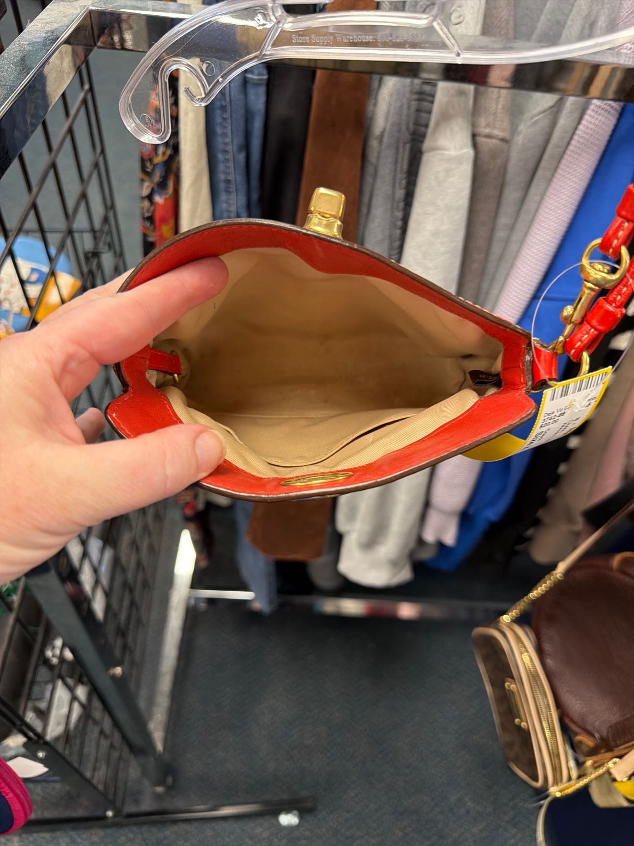 Women's Size X Coach Brown Clutch