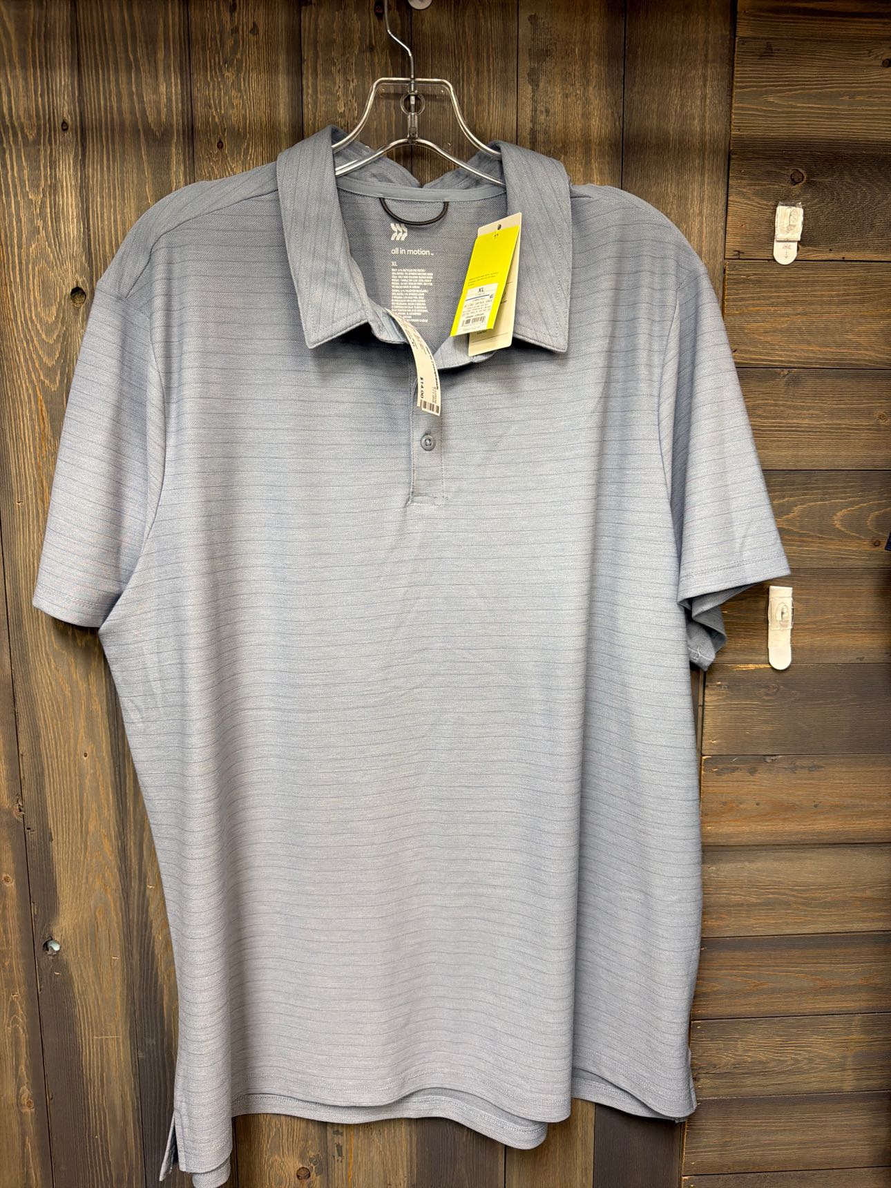 Men's Size XL All In Motion Blue Short Sleeve