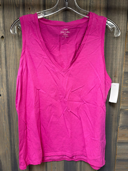 Women's Size Large J Crew Pink Tank Top