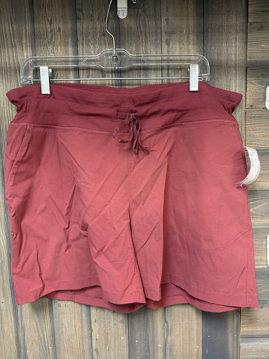 Women's Size 2X Tuff Athletics Burgundy Shorts