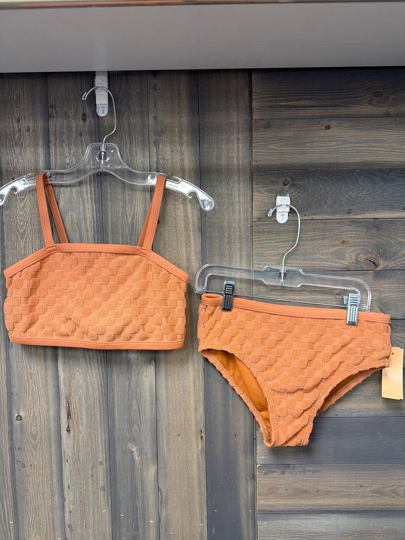 Girl's Size 7 Little Co Brown Swimsuit