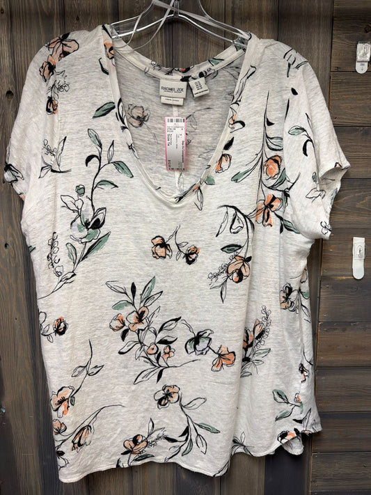 Women's Size 1x Rachel Zoe White Top