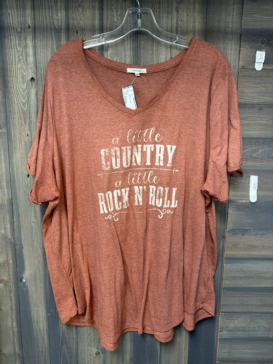 Women's Size 2X Maurices Red Top