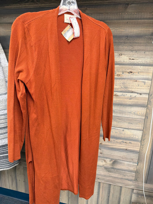 Women's Size Medium Betsy's Boutique Rust Cardigan