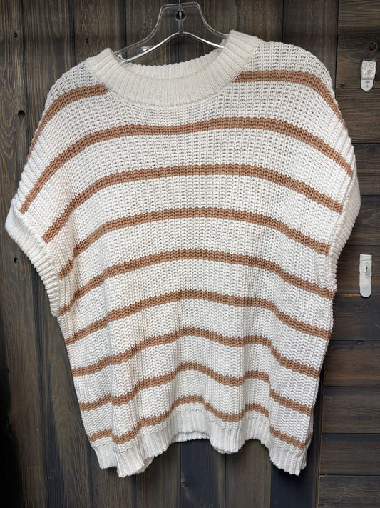 Women's Size Medium elan White Sweater