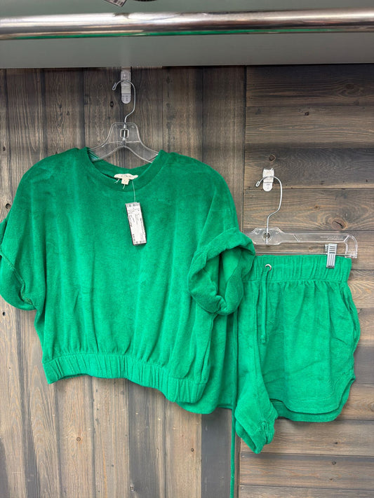 Women's Size Large elan Green 2pc Outfit