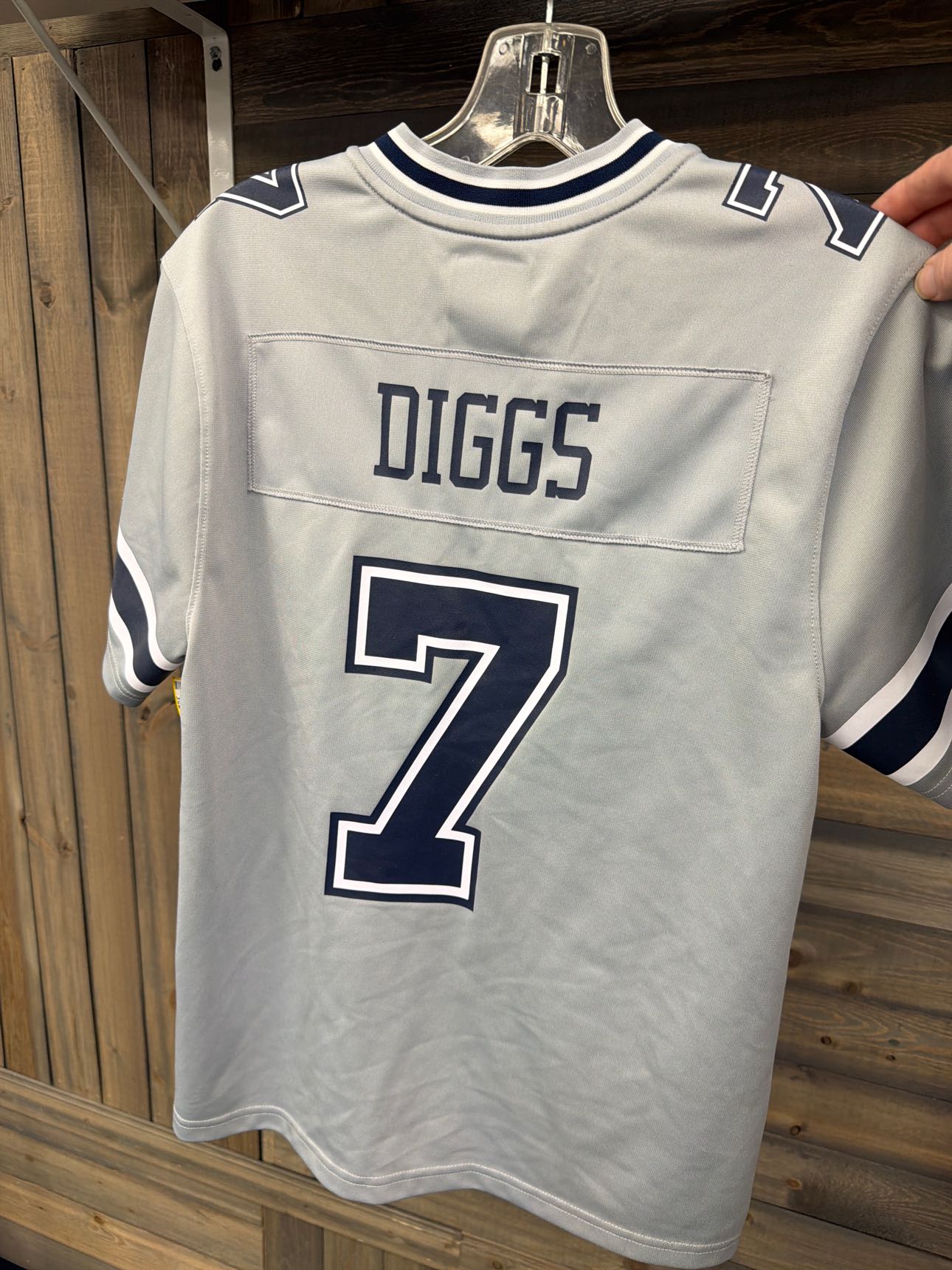 Boy's Size Medium Dallas Cowboys Gray Short Sleve