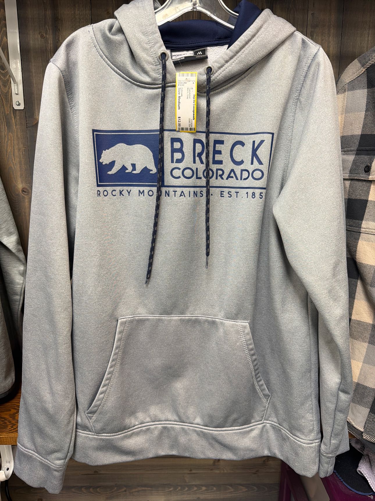 Men's Size Medium Colorado Gray Sweatshirt