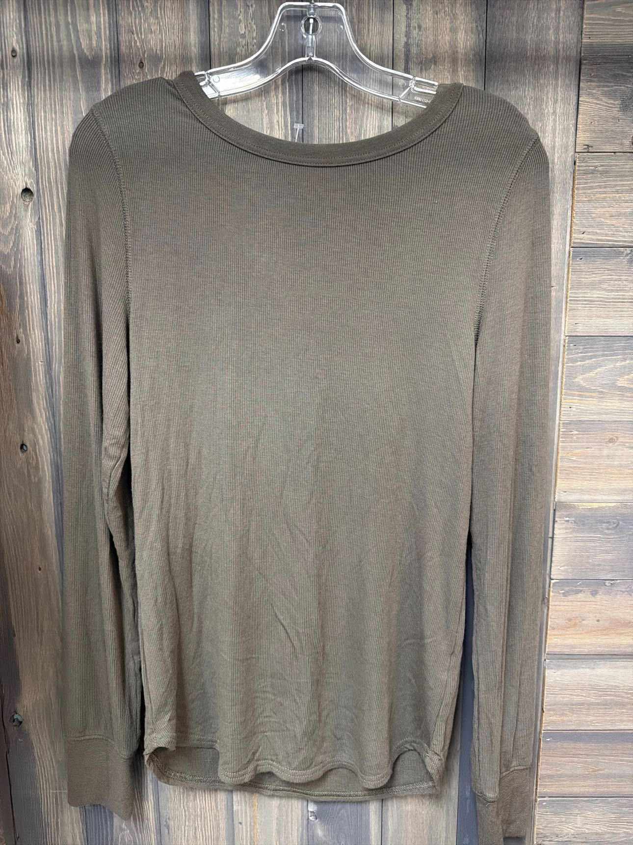 Women's Size Small Thread & Supply Olive Top