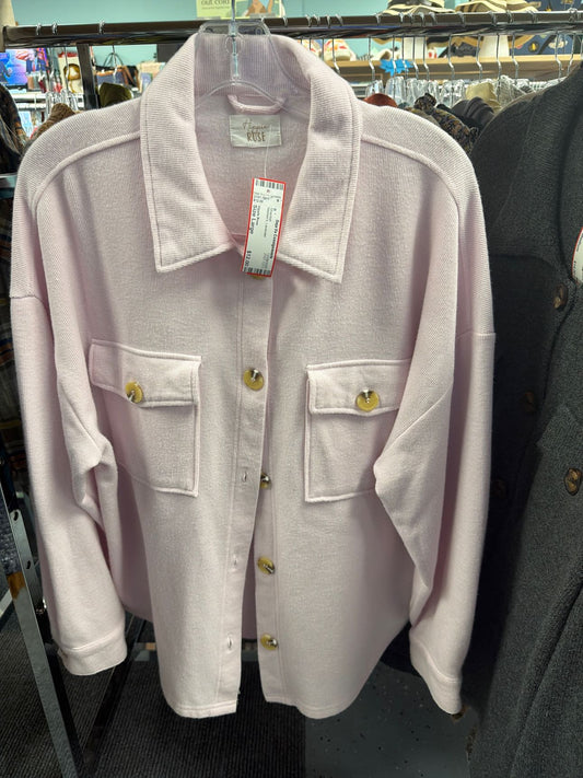 Women's Size Large Hippie Rose Lavender Shacket