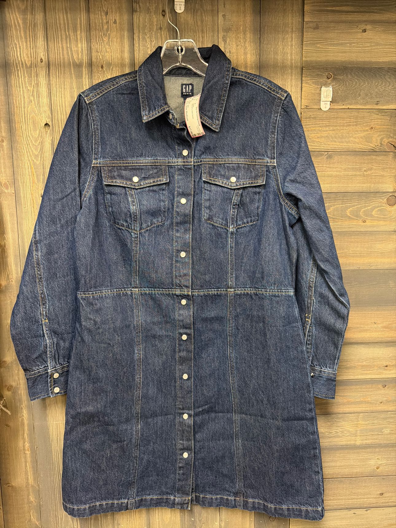 Women's Size Medium Gap Dark Denim Dress