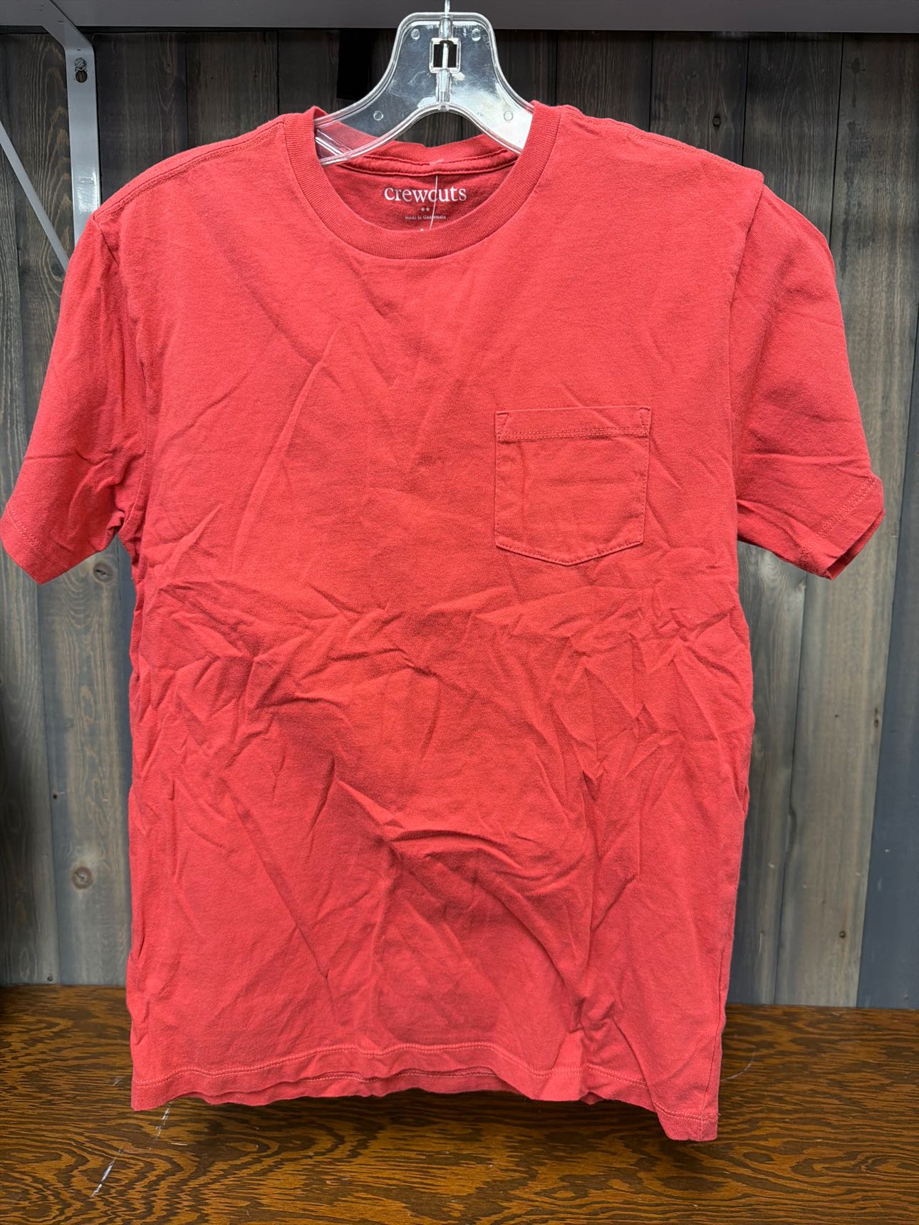 Boy's Size 14 crewcuts Red Short Sleve