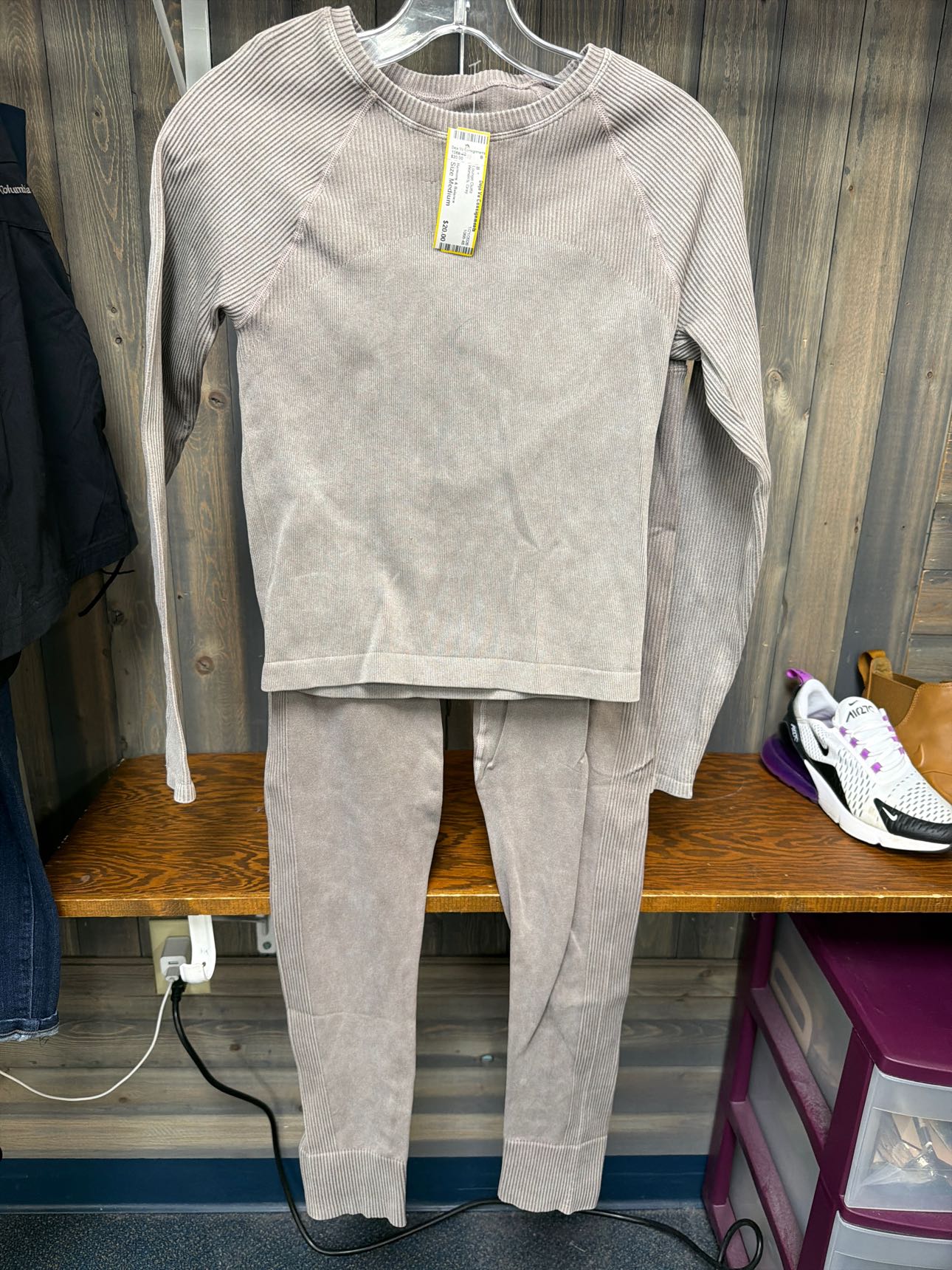 Women's Size Medium Harmony & Balance Gray Lounge Outfit