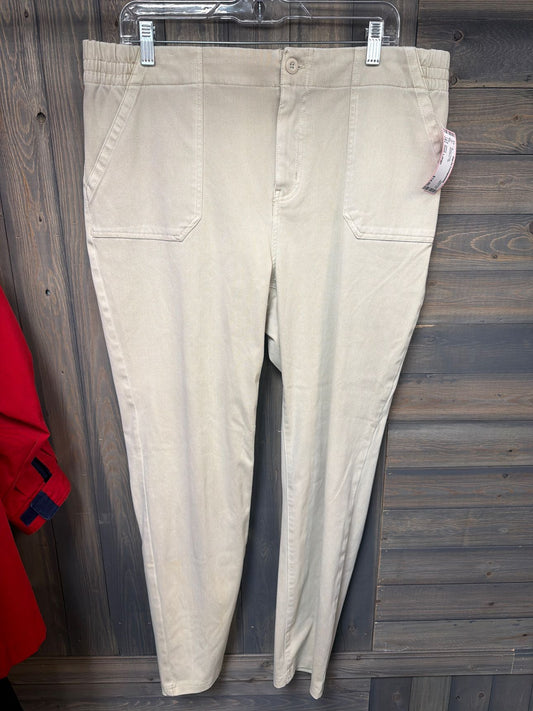 Women's Size Large 32Heat Tan Dress Pants