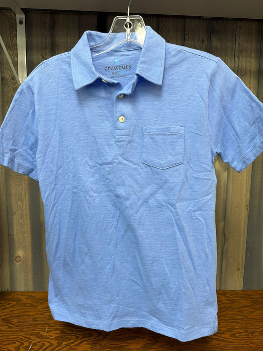Boy's Size 12 crewcuts Blue Short Sleve