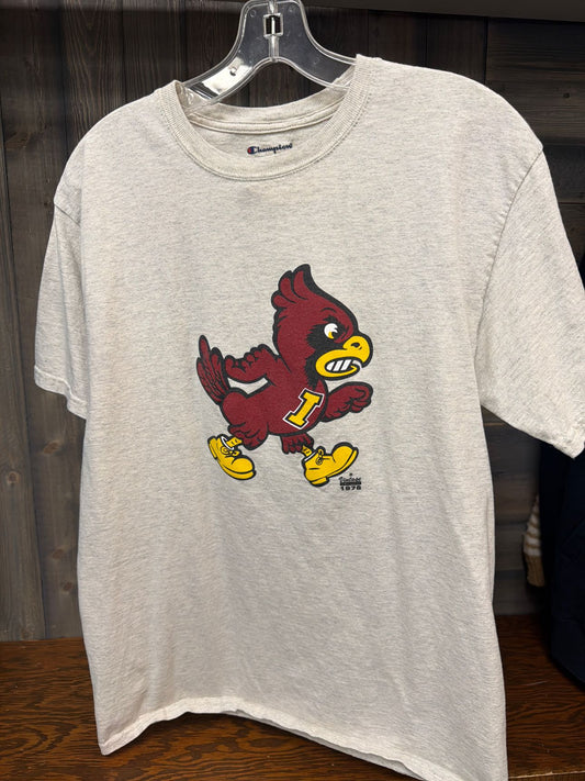 Men's Size Medium ISU Gray Short Sleeve