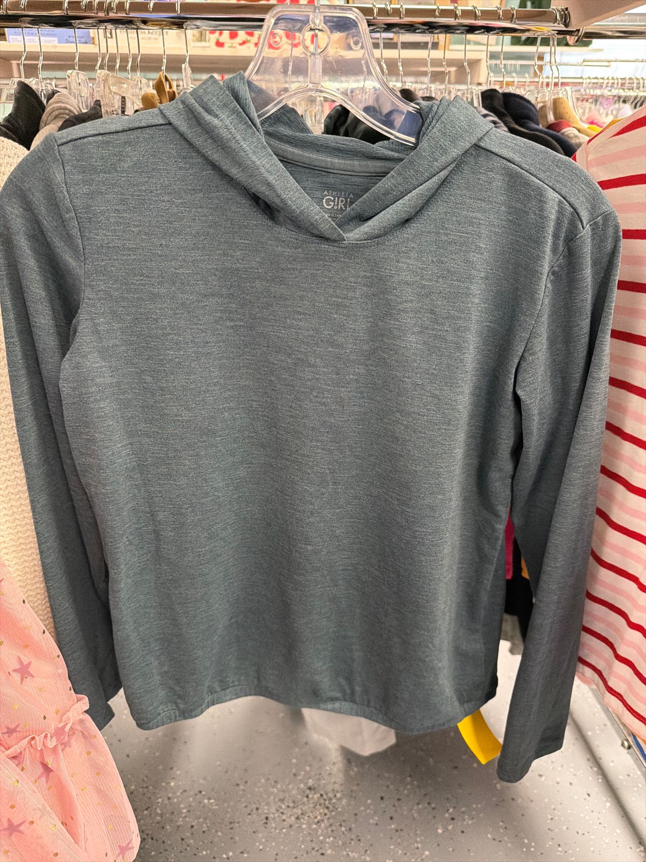 Girl's Size 12 Athleta Blue Long Sleeve