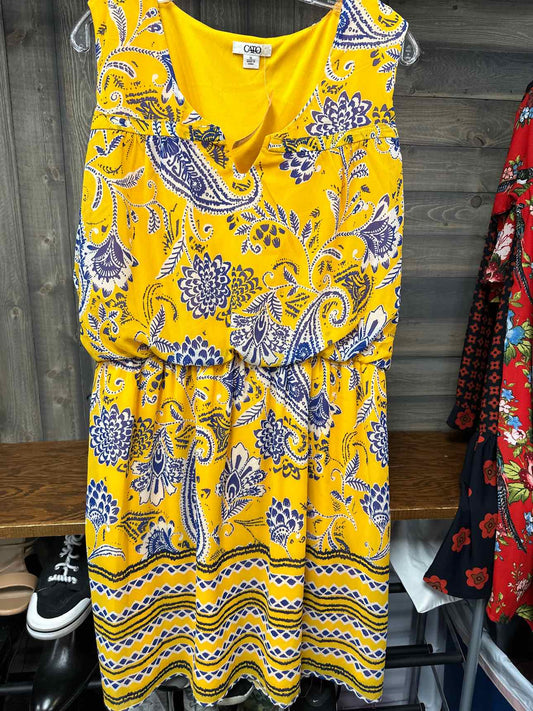 Women's Size XL Cato Yellow Dress