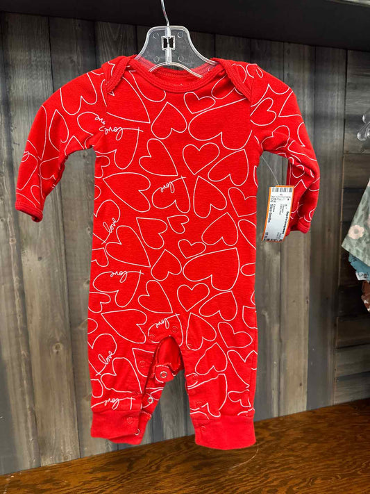 Girl's Size 6mths Carters Red Sleeper